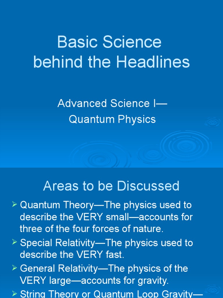 Advanced Physics | PDF | Quantum Mechanics | Quantum Field Theory