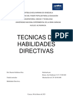 Tecnicas de Habilidades Directivas