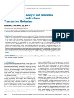 Failure Mechanism Analysis and Simulation Verification of An Unidirectional Transmission Mechanism