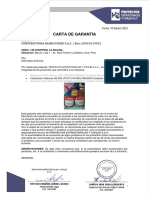 08 Cert. Garantía Catalizador Rethane HS 650