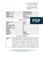 Programa Teorías Sociológicas, Profesor Rafael Rubiano. 2016-1