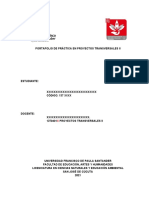 Formato Portafolio Práctica Proyectos Transversales en Educación II