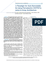 A New Design Paradigm For Auto-Nonvolatile Ternary SRAMs Using Ferroelectric CNTFETs From Device To Array Architecture