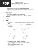 Lesson Plan For General Mathematics Second Quarter, Week 5