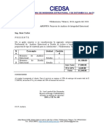 Análisis estructural y diseño de techos y losas de entre pisos