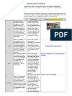 Exploring Research Worksheet