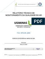 Monitoramento Qualidade Ar 1 Semestre 2020-3