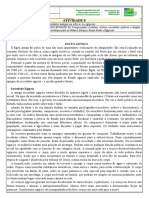 Atividade 8 6o Ano HIS Povos Da Antiguidade Sociedades Antigas Na Africa Os Egipcios