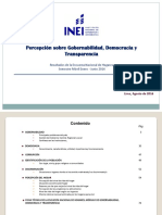 2016 INEI Encuesta Gobernabilidad