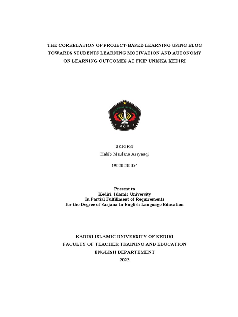 Project-Based Learning and Student Motivation | PDF | Project Based ...