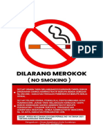 Poster Dilarang Merokok 1