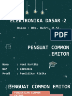 OPTIMASI PENGUAT COMMON EMITOR