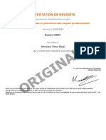 Diplome D'autoformation - Bases - Prévention - 2022 PDF