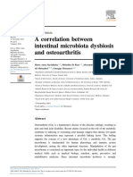 Correlacion Intestinal Entre La Microbiota Disbiosis y Osteoartritis