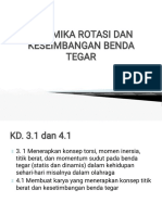 Dinamika Rotasi Dan Keseimbangan Benda Tegar (Part 1)