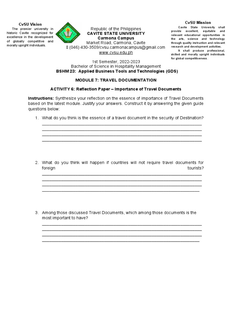 activity-6-reflection-paper-importance-of-travel-documents-pdf