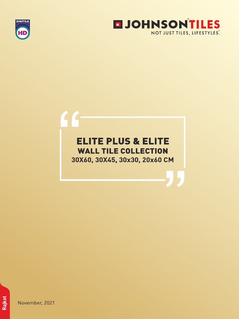 Johnson Rajkot Elite Plus Elite Wall | PDF | Building | Materials