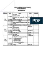 Jadwal Kegiatan Masa Pengenalan Lingkungan Sekolah