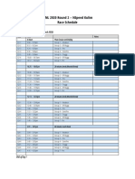 MNL2020 R2 Schedule