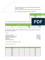 Caso de Evalucion de Proyectos