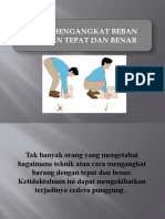 Cara Mengangkat Beban Dengan Tepat Dan Benar