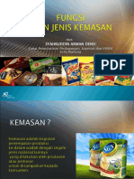 Fungsi & Jenis Kemasan