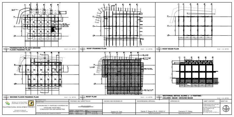 Foundation Plan and Ground Floor Framing Plan Roof Framing Plan Roof ...