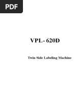 VPL-620D Manual Book