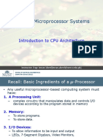 L02-Introduction To CPU Architecture