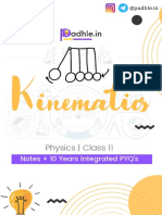 Padhle 11th - KInematics Notes