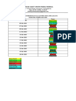 Jadwal Kebersihan Pagar Besi Irb