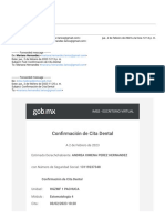 Gmail - Confirmación de Cita Dental