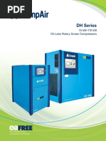 Dh Series Variable Speed Oil Less Rotary Screw Compressors