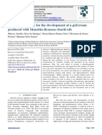 Formulation Study For The Development of A Gel/cream Produced With Mauritia Flexuosa (Buriti Oil)