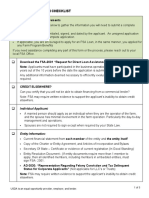 Farm Ownership Loan Readiness Checklist