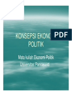 @@@@konsep Ekonomi Politik