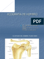 Ecografía de hombro: estudio completo de ligamentos, tendones y manguito rotador