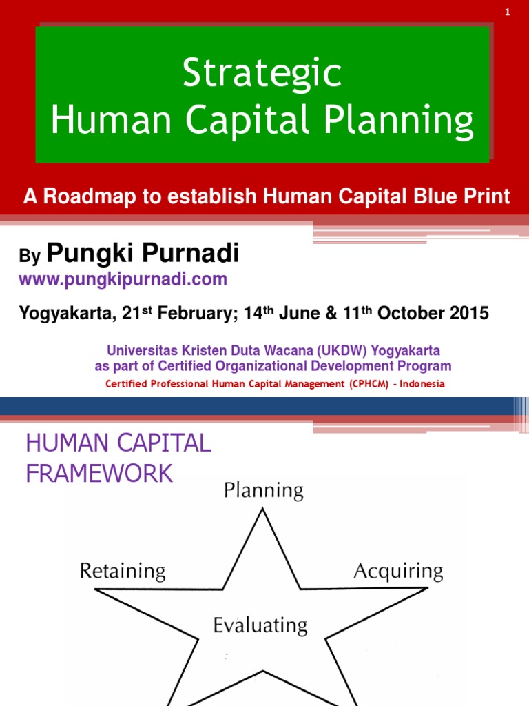 Strategic Human Capital Planning Guide | PDF | Human Resource ...