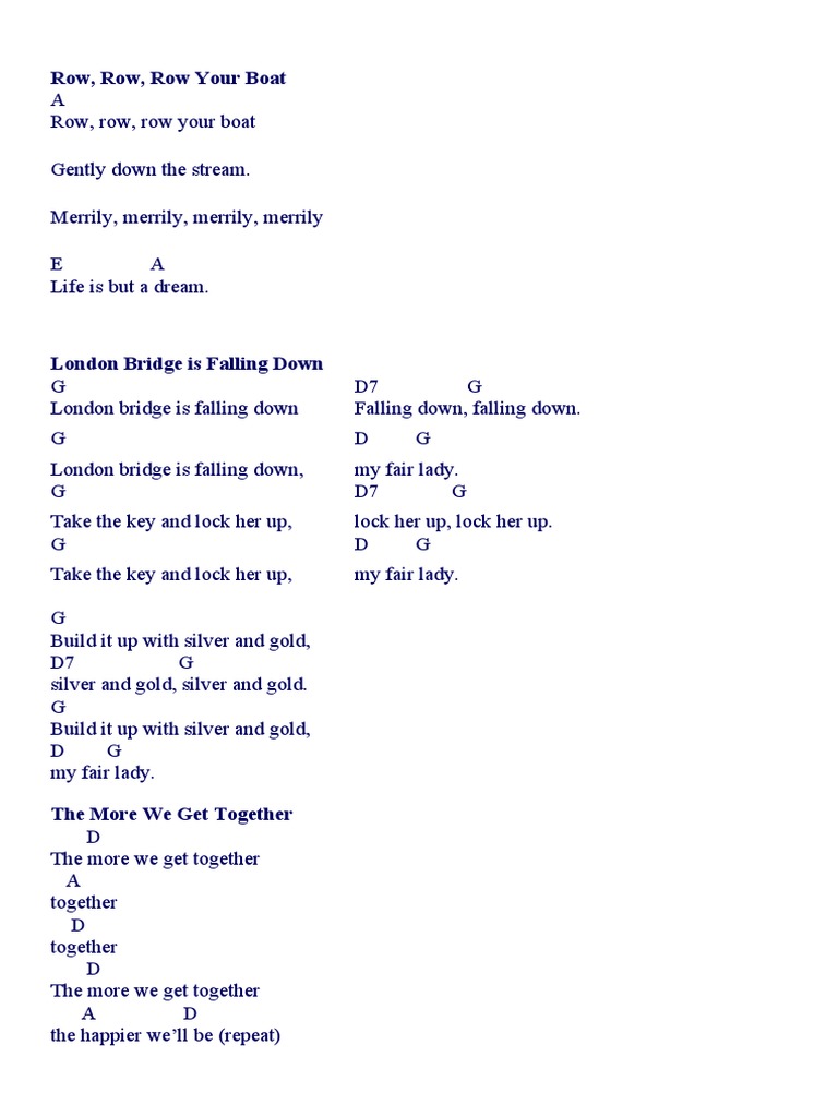 Music With Chords | PDF | Songs | Folk Songs