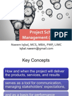 Lecture 2- PSTM- Key Concepts of Project Schedule Management