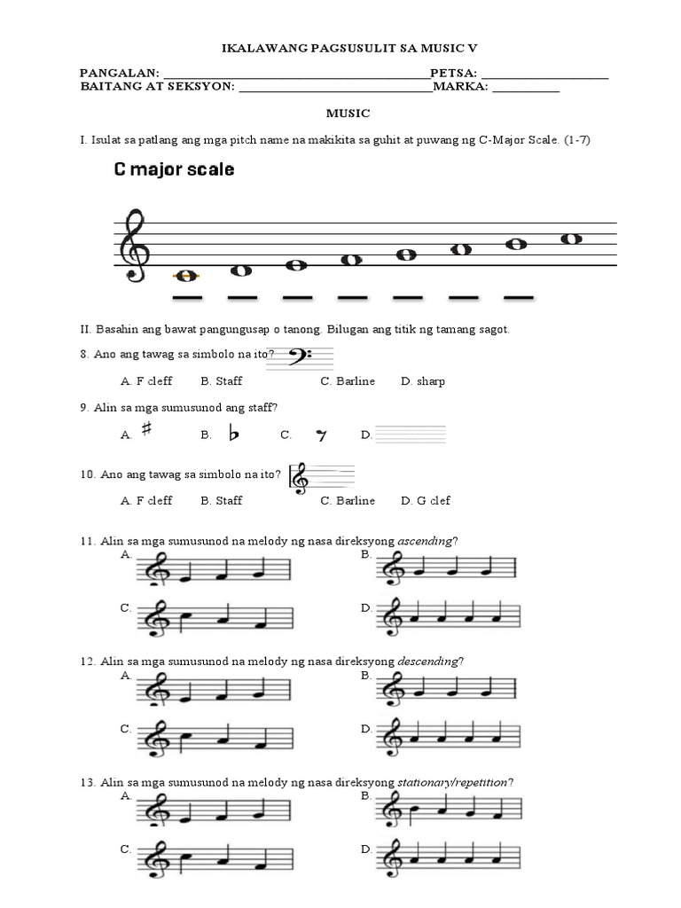 PT Mapeh 5 Q2-Edited | PDF