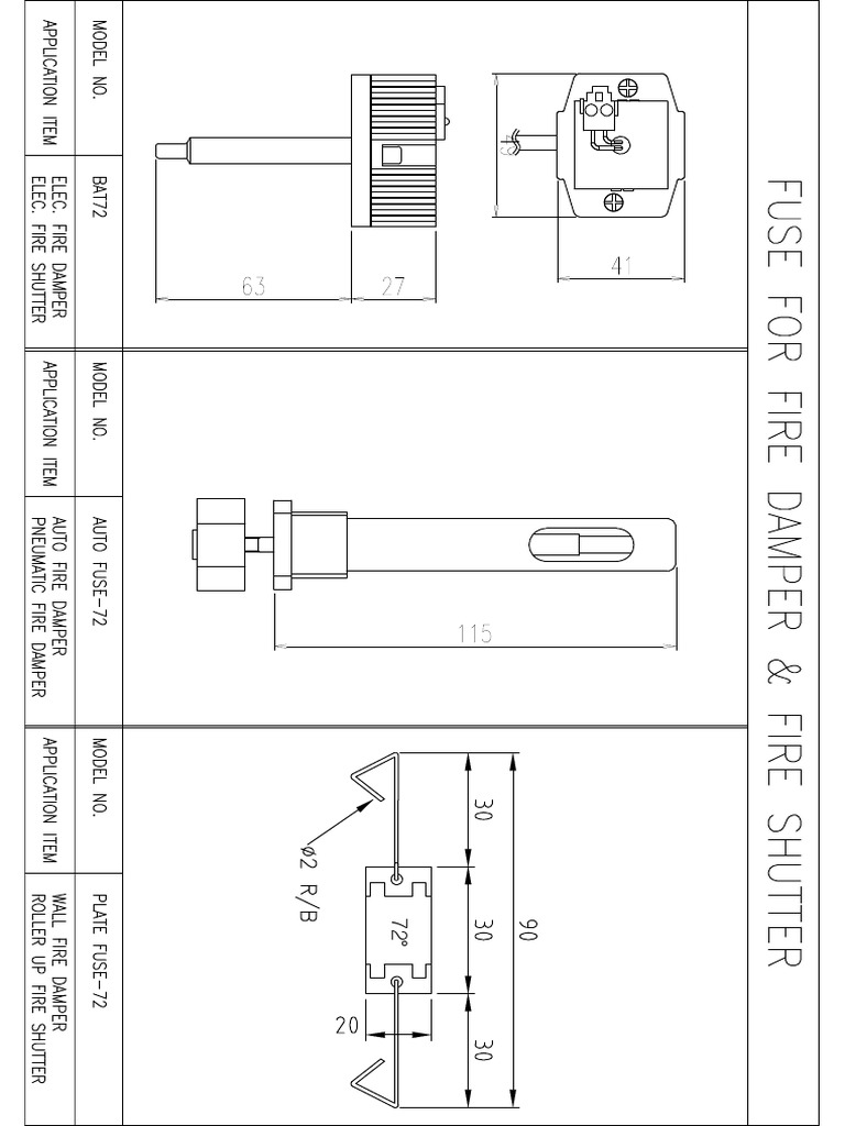 Fuse For Fire Damper PDF