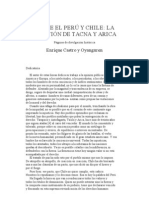 R Entre El Perú y Chile, La Cuestión de Tacna y Arica 1919