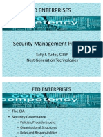 FTD Security Management Policy 