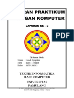 Laporan Ke 2 Algoritma Dan Pemrograman Ke PDF