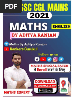 SSC CGL 2021 Mains Maths (En) Paper