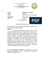 Final Exam-Foundation of Education - Castillo April Rona A.