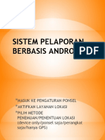 Sistem Pelaporan Berbasis Android