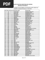 Excise Taxation Inspectors Physical Test Passed Result 12-12-2022 Web