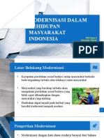 Kelas 9 - M1 - Modernisasi Dalam Kehidupan Masyarakat Indonesia